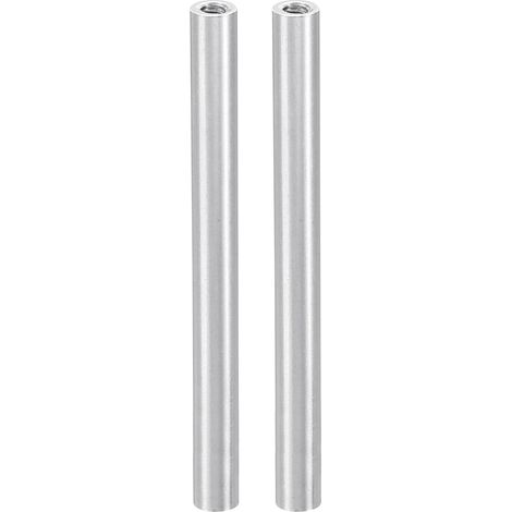2Pcs Entretoise Filetée M3 en Aluminium 3x5x60mm Argent (1/5)