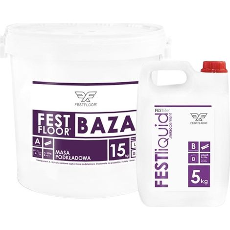 FESTFLOOR BAZA 15+5 kg - Mikrozementbasis - Zuschlagstoffgröße L