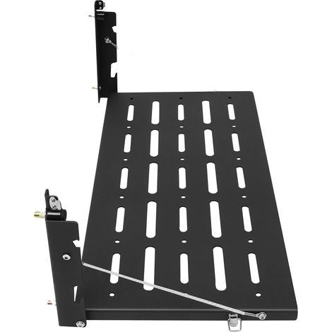 Tavolino pieghevole, struttura in acciaio, 62,74 x 31,24 x 3,81 cm, portata 34,01 kg, compatibile con Wrangler JK, facile installazione. (1/5)