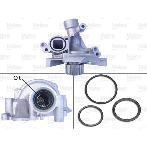 Pompe à eau, refroidissement du moteur Valeo 506918 CITROËN 1201E7 1201F5 1201F7