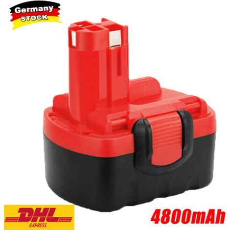 Replacement Battery for Bosch Battery 14.4 V 4800 mAh Ni-MH BAT140 BAT038 BAT038 BAT040 BAT041 BAT159 2607335275 2607335533 2607335534 etc. (1/5)