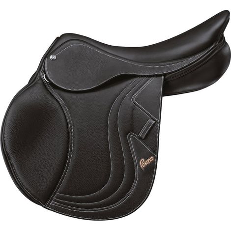 17,5", marrone: Sella Pessoa modello Legend Deluxe con archetto intercambiabile in pelle doppiata morbida e antiscivolo