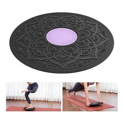 Balance Board, 30 cm Balance Board with Non-Slip Base, Balance Board for Rehabilitation and Fitness, Improves Balance, Suitable for Adults and Children (1/5)