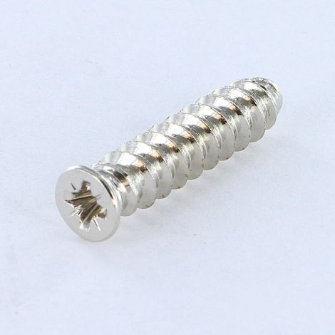 Vis Euro Tête fraisée Pozi 6.3X14 Diamètre de tête: 7.5 Acier nickelé-1 pièce (1/3)