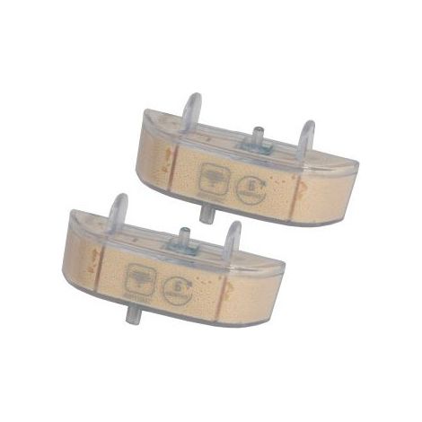Rowenta – Lot de 2 cartouches anti calcaire pour nettoyeur vapeur – Compatible avec modèles CLEAN & STEAM – Préserve votre appareil des dépôts de calcaire