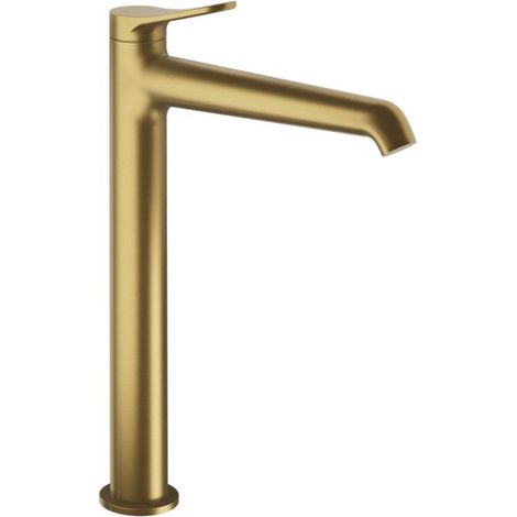 Mitigeur lavabo haut avec vidage up&down® Or Brossé - CRISTINA ONDYNA BT22296P