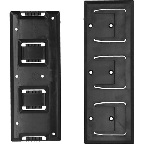 Support Universel pour Batteries Bosch 14.4V/18V - Kit de Fixation à 3 Trous Facile à Installer (1/5)