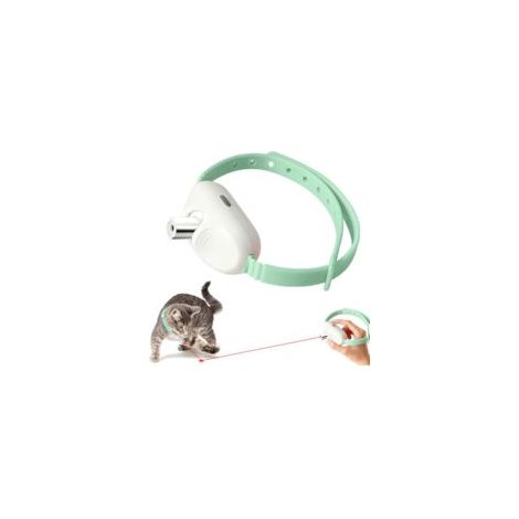 Collier pour Chat avec - EINNENFFER - Amusement Automatique et Rechargeable, Modes d'Éclairage Ajustables, Collier Ajustable de 23 à 34 cm