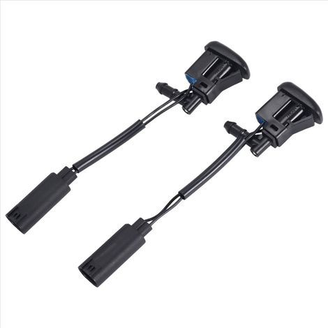 Une paire de gicleurs de lave-glace chauffants neufs pour BMW Série 1 E81 E82 E87 X3 E83 X5 E53 Z4 E85 E86 (numéro de pièce : 61667110851). (1/5)