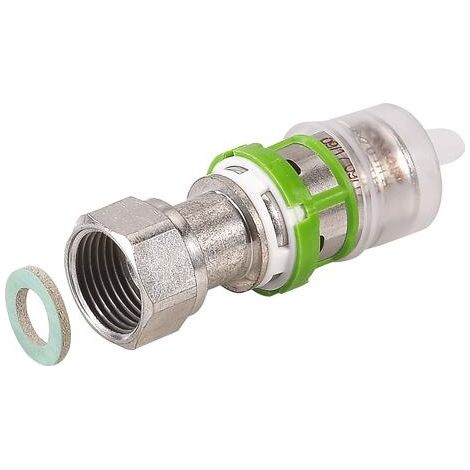 Raccord multicouche droit à sertir Ø16 - écrou tournant femelle 3/4'' (20/27) - Comap