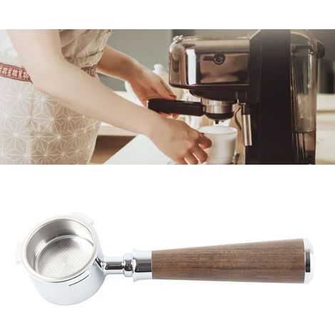 Compatible avec le porte-filtre à café DELONGHI ECP685/680, porte-filtre sans fond de 51 mm en alliage de zinc. (1/5)