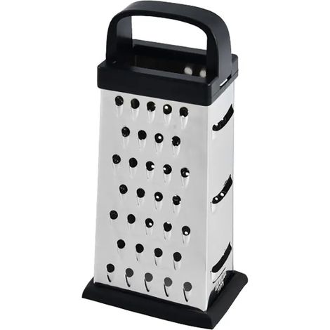 8 pouces 4 côtés tête de broyage noir poignée plat 20cm en acier inoxydable (1/5)