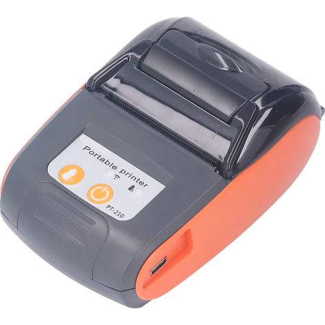 Thermobondrucker mit Bluetooth, kabelloser Mini-Rechnungsdrucker, kompatibel mit Android, Taschenformat, Ticketdrucker, 58 mm, ohne Aufbewahrungstasche (1/5)
