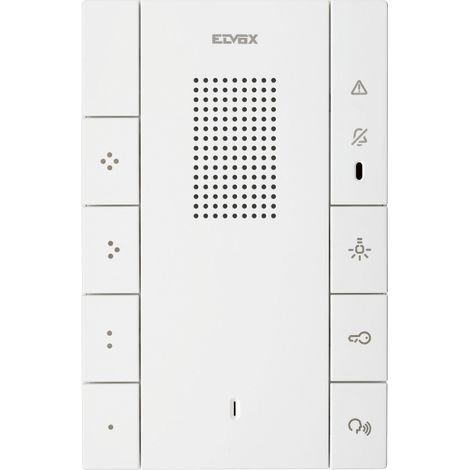 VIMAR - 40547 Citofono vivavoce 2F+ Voxie 7 puls. b.co