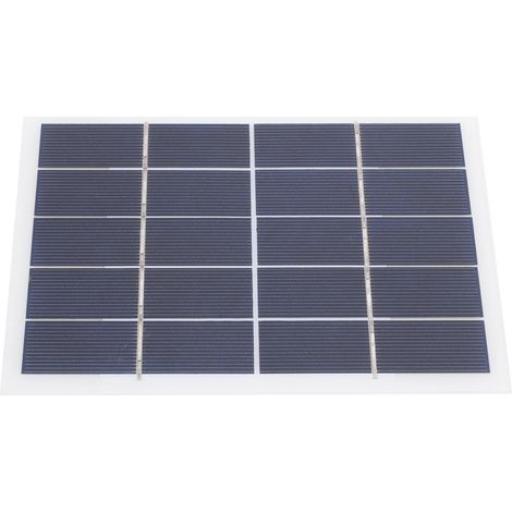 Panneau solaire 3W Interface Type C Panneau solaire en silicium polycristallin pour éclairage de cour Caméra de sécurité (1/5)