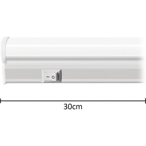 Plafonnier LED Alcapower T5 30cm 5W 500lm 4000K Lumière Naturelle 175-250V IP20 Classe F Design Compact Éclairage Sous Meuble Intérieur Cuisine
