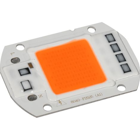 Decdeal 1Pc 50W spectre complet chaud/blanc Led COB puce grandir lumière croissance lampe jardin hydroponique plante