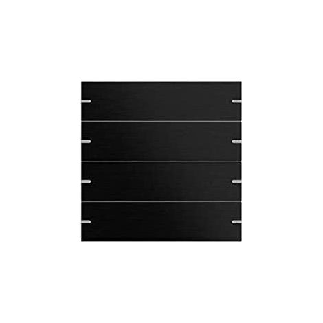 Gira Juego balancín 4f Sensor táctil 4.95 Alum. Negro (elox.) [5024126], 5024 126