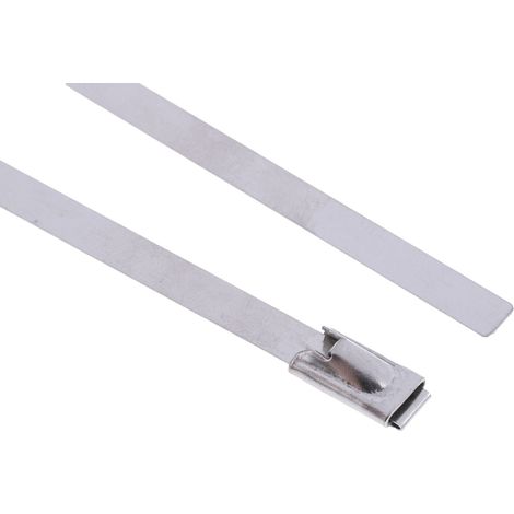Serre-câble RS PRO Acier en Acier inoxydable, 125mm x 4,6 mm ( Prix pour Sachet de 100 ) (1/4)