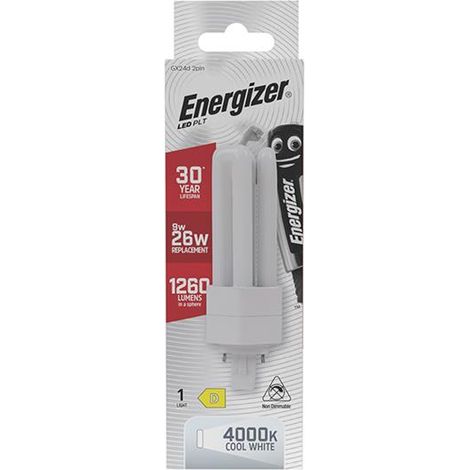 Energizer S30439 LED PLT G x 24D 4Pin 9W 1300L Cool White S30439 ENG7024