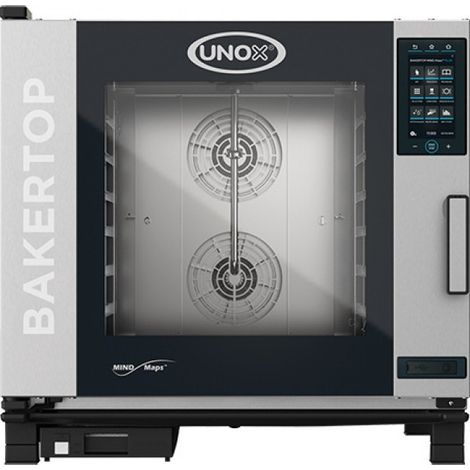 Four à convection professionnel 60x40 - 6 niveaux - Écran tactile 9,5" - Unox BakerTop Mind. (1/2)