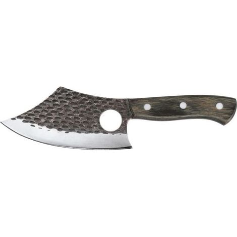 Zassenhaus 070859 Farmer Coltello da Cucina Lama 14,5 cm in Acciaio Inox Manico in Legno di Pakka colore Nero