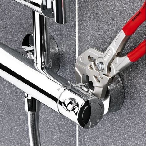 Pince Et Clé En Un Seul Outil Revêtu De Plastique Chrome 250 Mm 8603250 Knipex (1/2)