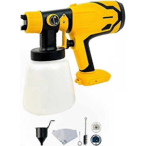 Kit de pistolet à peinture sans fil Dewalt 18V/20V - Outil électrique automatique avec batterie (1/5)