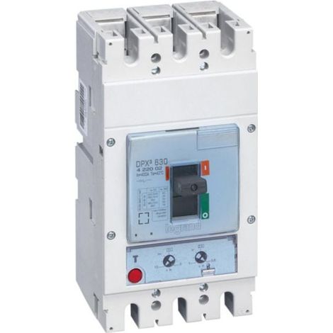Disjoncteur magnétothermique DPX³630 pouvoir de coupure 36kA 400V - 3P - 400A - LEGRAND