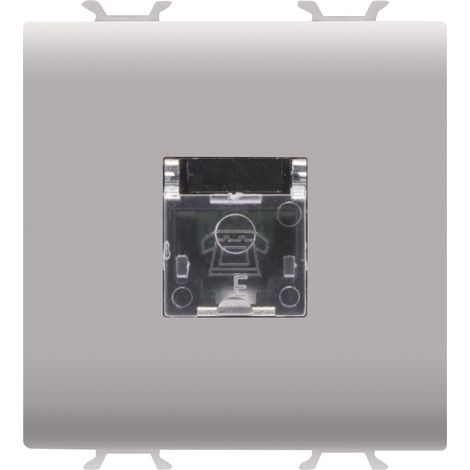 CONNECTEUR RJ11 2M BEIGE GEWISS GW13409