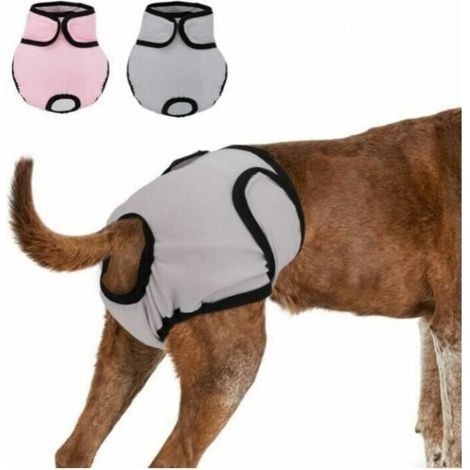 pezzi 37-55 cm Pannolini riutilizzabili per cani, mutandine fisiologiche, mutandine igieniche, lavabili, pantaloncini assorbenti - Tipo L per animali domestici (1/5)