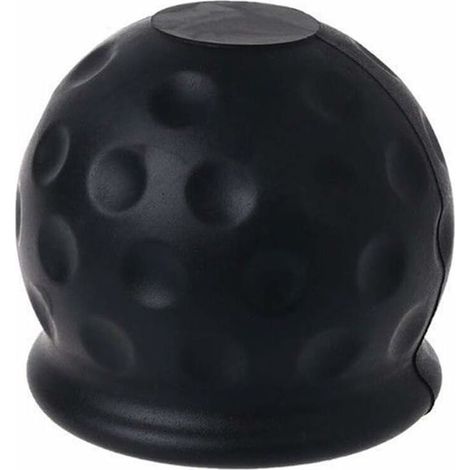 Cubierta de bola de remolque, negra, 1 pieza, cubierta de bola de remolque, tapa protectora de bola de remolque, cubierta de goma para barra de remolque