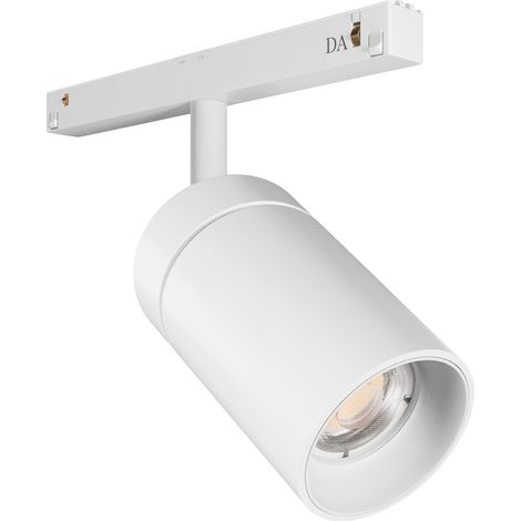 Proyector carril 48V tilt CRETE1 LED COB 18.10W 1885lm CRI90 3000K 36º Blanco