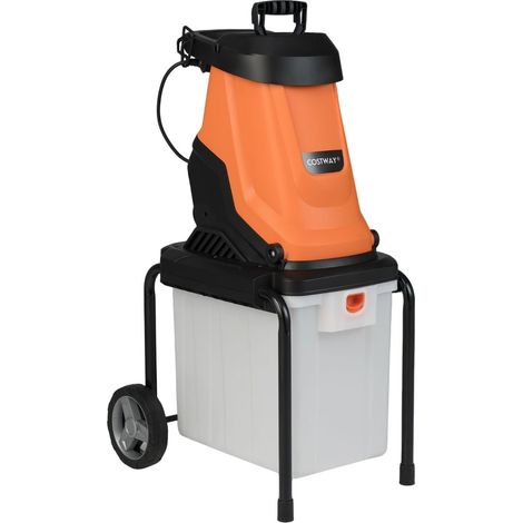 Broyeur de branches electrique 2800 w bac de ramassage de 50 l capacite de coupe de 45 mm 229853001 (1/5)