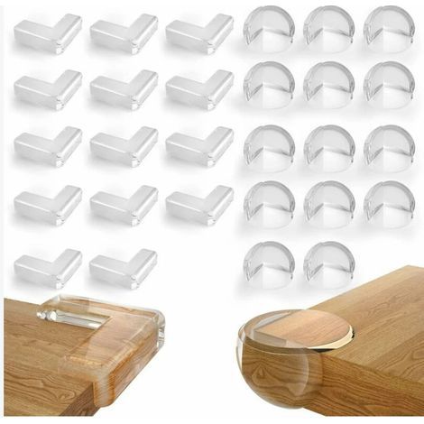 Protecteur de Coin de Table pour Bébé, 28 Pièces Protecteurs de Coins et de Bords Protecteur de Coin de Table Protecteur de Coin de Bébé pour Coins de Table et de Meubles