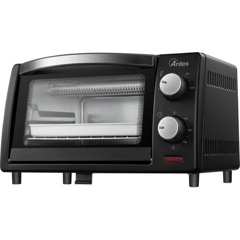 Ardes AR6211B Gustavo Dark Fornetto Elettrico 10 L 800 W Termostato 100-230°C Timer 60 min colore Nero (1/4)