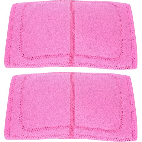 L'attelle stabilisatrice de coude rose ajustable protège et soutient l'articulation du coude, adaptée à l'arthrite et aux fractures. (1/5)