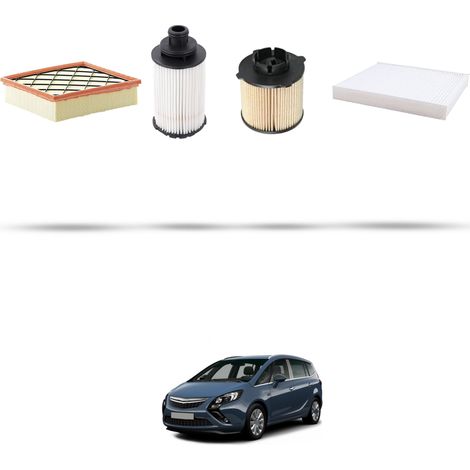 Kit tagliando 4 filtri compatibile con Opel Zafira C  Tourer 2.0 CDTI 125kw dal 2015 (1/5)