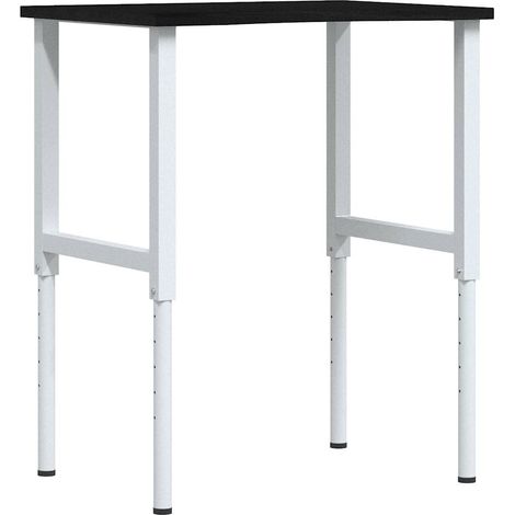 Établi marron foncé 80x60x(71,5-98) cm bois de chêne massif CFW23466 (1/5)
