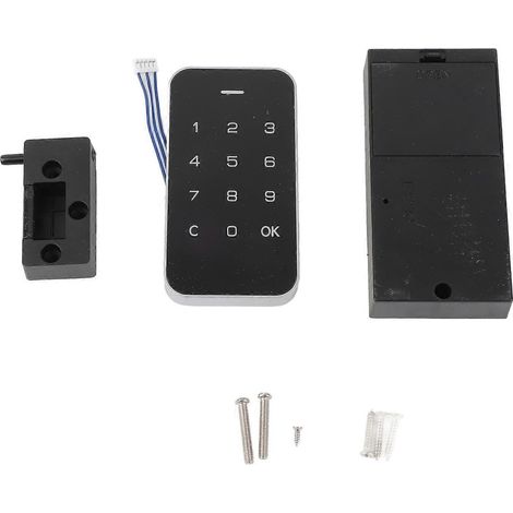 Intelligentes Schrankschloss mit universellem Passwort, RFID-Kartenschloss, Touchscreen-Tasten zur Schrankentriegelung