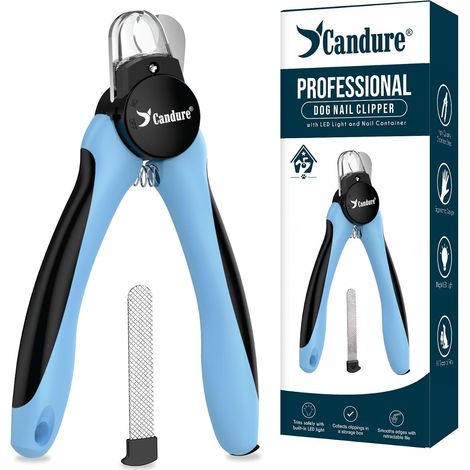 Coupe Ongles Chien Pour Coupe Griffes Chien Et Coupe Ongle Chat- Acier Inoxydable Chien Toilettage Coupe Ongles Pour Animaux De Compagnie (Bleu Ciel, Grand à Moyen) (1/5)