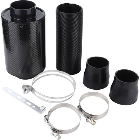 Universelles 3-Zoll-Ansaugschlauch-Set aus Kohlefaser für Kaltluftfilter und Pkw (1/5)