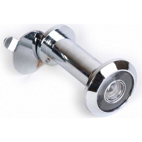 1 Judas Chromé Vision 180° Diamètre 12mm Pour Porte Entrée Sécurité