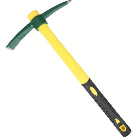 Houe À Pioche De 15 Pouces, De Jardin Forgée pour Désherbage avec Poignée en Fibre De Verre, Houe Forgée pour Le Jardinage (1/5)