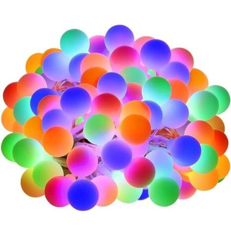 Guirlande Lumineuse 100 LED Couleur 13M, Guirlande Lumineuse Extérieure avec Prise, 8 Modes et Fonction Mémoire, Guirlande Lumineuse Idéale pour Fête Intérieure, Mariage, Décoration de Fête, etc. Mult (1/5)