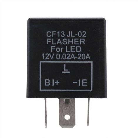 Relais clignotant électronique LED 12V à 3 broches pour voiture (1/5)