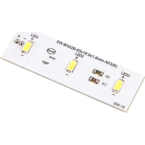 Barre LED pour Réfrigérateur Remplacement Lumineuse Pièce Réparation ZBE2350HCA SW-BX02B (1/4)