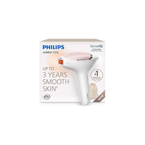 Philips Lumea IPL 7000 BRI930/00 lumière pulsée connectée 5 niveaux pour le corps Blanc clair rosé