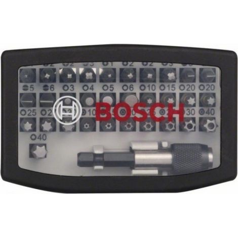BOSCH 32-teiliges Set - Schrauberbits + Bithalter 1/4 - 2607017319