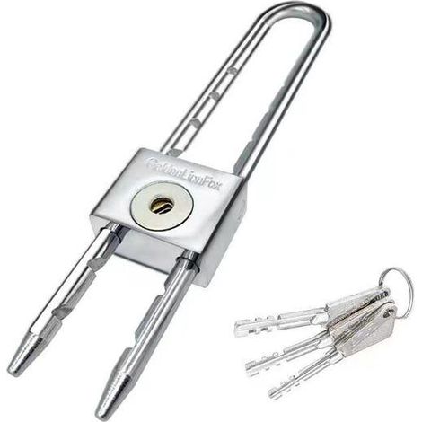 Cadenas Anse Longue 200mm Acier Laminé, Imperméable pour porte armoire (1/5)